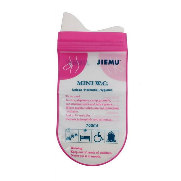 ddioayh Outdoor 4 Pcs Disposable Urine Bag,Travel for Women Men,Emergency Portable Urinal Bag and Vomit Bags,Unisex Urinal Bag for Camping,Traffic Jams,Pregnant,Patient,Kids