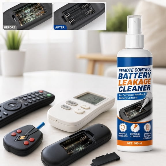 ddioayh Clearance! Remote Control Battery Compartment Cleaner Spray 3.4 Oz Cleaning Kit for TV Remote Keyboard Electronics Home Cleaning Supplies