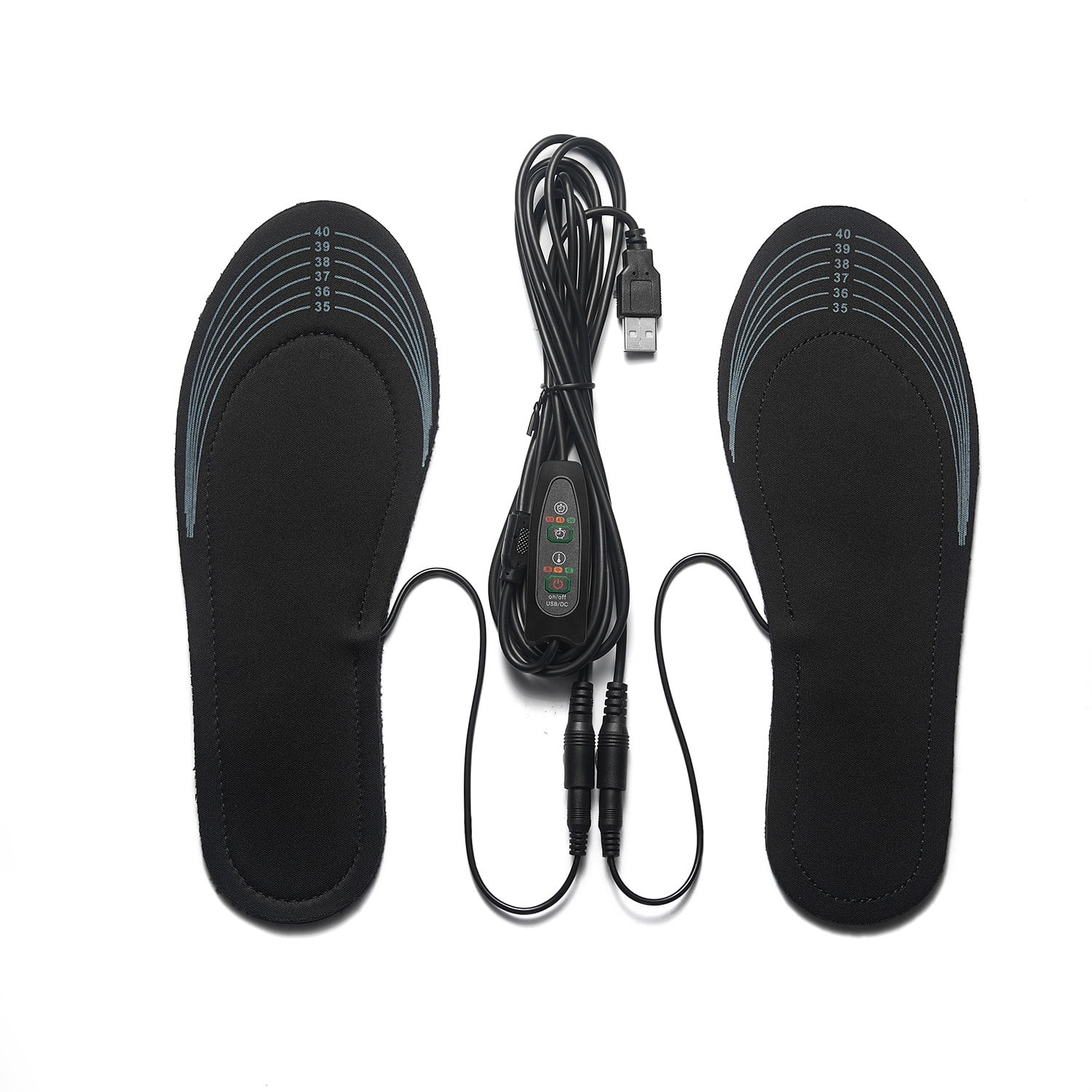 Plug The Insole ddioayh USB Plug-in Heat Insole Foot Warmers,Pluggable Rechargeable ...