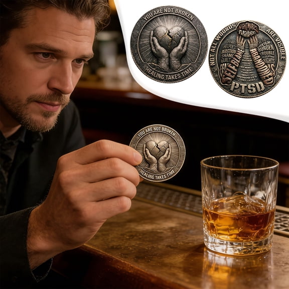 ddioayh Commemorative Coin Metal Exquisite Relief Design 20g Gift for Holidays Birthdays Baptisms and Collection with OPP Bag Packaging