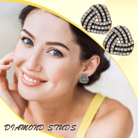 ddioayh Drop Shape Crystal Earrings for Women