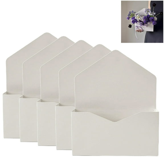 ddioayh Floral DIY Gift Box Kit - 5-Pack Customizable Paper Envelopes for Surprise Birthday Christmas Decorations, Affordable Home Florist Alternative