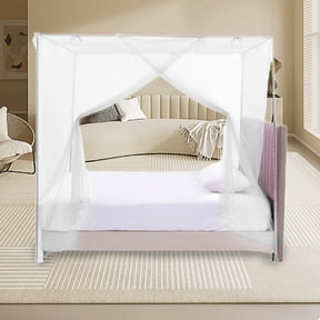 ddioayh Mosquito Net Tent for Bed One Side Opening Canopy Design Mosquito Protection Breathable for Bedroom Privacy and Better Sleep without Bed Frame