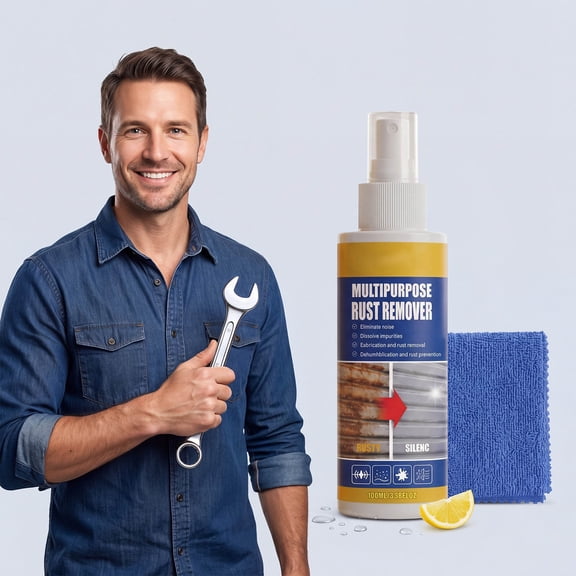 ddioayh Multi Purpose Rust Remover Spray for Metal Surface Corrosion Cleaner Quick Dissolve Rust Stain for Tools Car Parts Bike Chain Hardware Home Auto