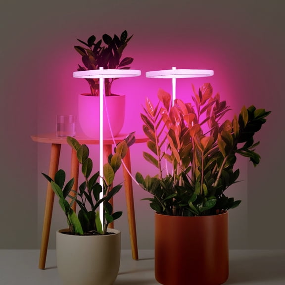 ddioayh Plant Growth Light LED Ring USB Powered for Indoor Plants with Timer 3 Lighting Modes 5 Brightness for Succulents Herbs Desk Shelf