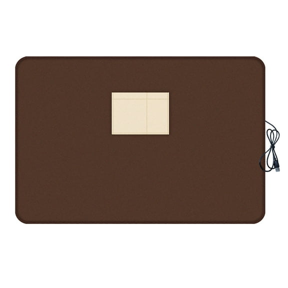 ddioayh Portable 5V USB Heated Blanket for Office Car Camping - Soft Fleece Warming Throw with Dual Temperature Control, Wine/Brown Options, Winter Emergency Use