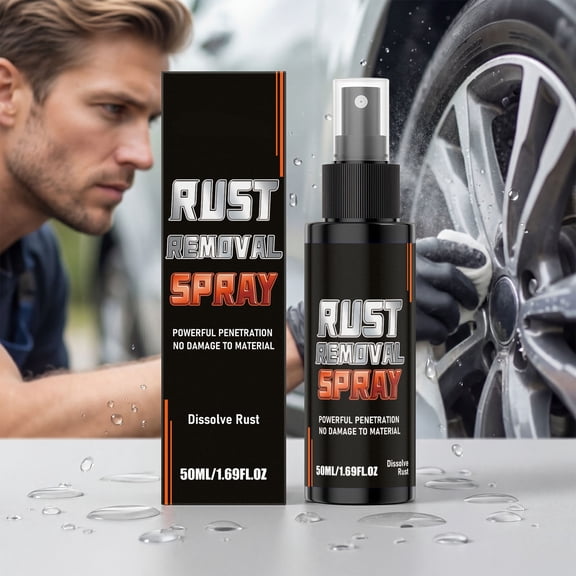 ddioayh Rust Remover Spray 50ml Effective Rust Dissolving Spray For Car Metal Surface Rust Prevention And Daily Maintenance