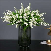 ddioayh Simulation Lily of the Valley Artificial Flower with Realistic Touch, Multicolor Blossom for Wedding Home Decor (25cm Length, Indoor/Outdoor Use)