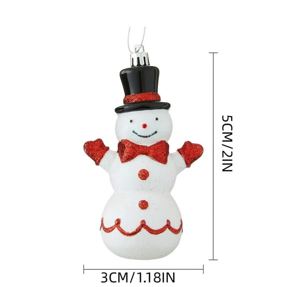 ddioayh Snowman Acrylic Christmas Ornament With Floating Effect For Window Porch Tree Indoor Outdoor Holiday Decor
