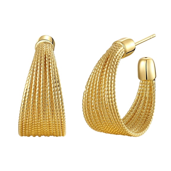 ddioayh Women's Fashion Half Geometric Alloy Earrings Jewelry Gift Set
