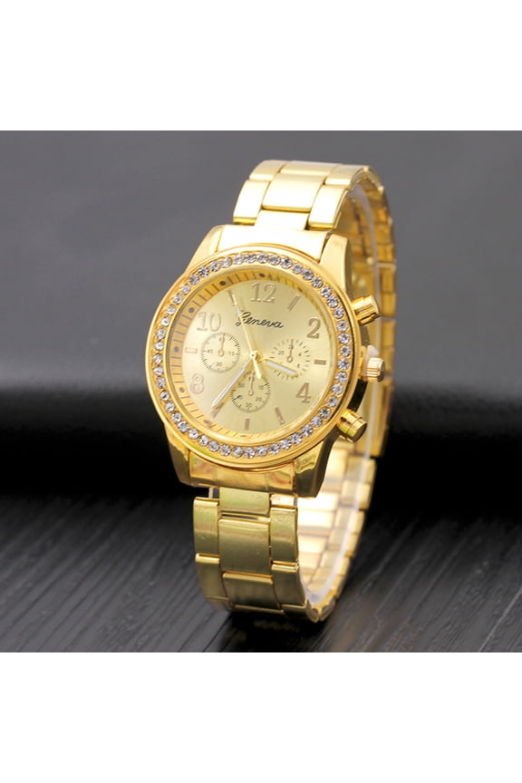 Women's Quartz Watch with Analog Display and Date Function, Featuring Scratch-Resistant Glass and Comfortable Strap for Everyday Wear and Gift Occasions