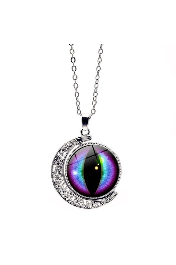 Dragon Necklace for Men Women,Unique Necklace Crystal Necklace Natural Gemstone Necklace Dragon Jewelry,Dinosaur Necklace Silver Dragon Pendant Necklace for Gifts