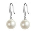 thumbnail image 1 of ddioayh Stylish White Teardrop Simulation Pearl Earrings,Dangle for Women Baroque Style Jewelry Long Temperament Hook Simple Earrings Hanging Jewelry,Party Accessories, 1 of 9