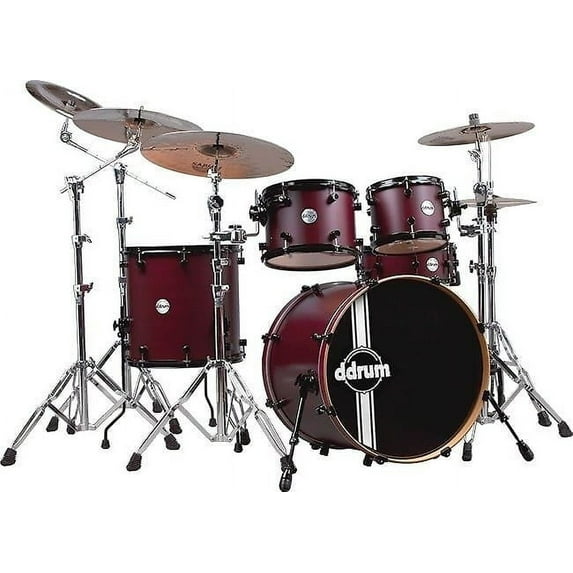 ddrum RF BD 18X22 WRS Reflex Alder Shell 18"X22" Bass Drum Wine Red