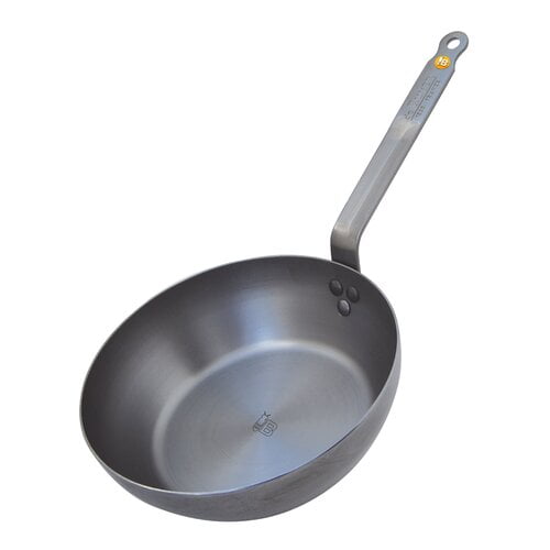 de Buyer - Mineral B Country Pan - Nonstick Frying Pan - Carbon and Stainless Steel - Induction-ready - 9.5"
