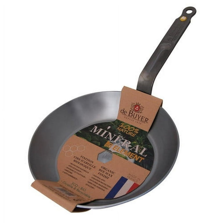 de Buyer - Mineral B Frying Pan - Nonstick Pan - Carbon and Stainless Steel  - Induction-ready - 12.5 