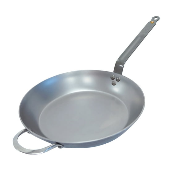 de Buyer - Mineral B Frying Pan - Nonstick Pan - Carbon and Stainless Steel - Induction-ready - 14"