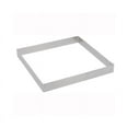 thumbnail image 1 of de Buyer - Square Perforated Valrhona Tart Ring - Baking Supplies - Stainless Steel Cake Ring - Dishwasher Safe - 2.75", 0.8" Height, 1 of 6
