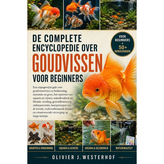 de Complete Encyclopedie Over Goudvissen Voor Beginners: Een stapsgewijze gids over goudvissoorten en herkenning, anatom, (Paperback)