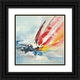 thumbnail image 1 of de Courcy, Gerard 26x26 Black Ornate Wood Framed with Double Matting Museum Art Print Titled - Gros temps, 1 of 4