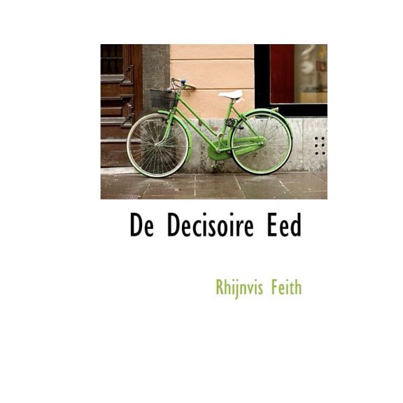 de Decisoire Eed, (Paperback)