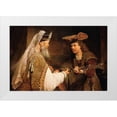 thumbnail image 1 of de Gelder, Aert 14x11 White Modern Wood Framed Museum Art Print Titled - Ahimelech Giving the Sword of Goliath to David, 1 of 4