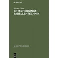thumbnail image 1 of de Gruyter Lehrbuch Entscheidungstabellentechnik, (Hardcover), 1 of 1