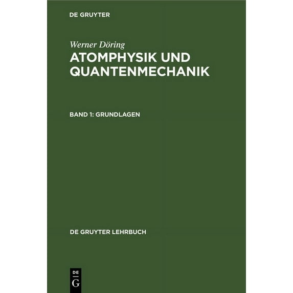 de Gruyter Lehrbuch Grundlagen, (Hardcover)