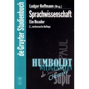 de Gruyter Studienbuch Sprachwissenschaft, Hardcover