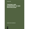 thumbnail image 1 of de Gruyter Studienbuch Theorie und Experiment in der Psychologie, (Hardcover), 1 of 1