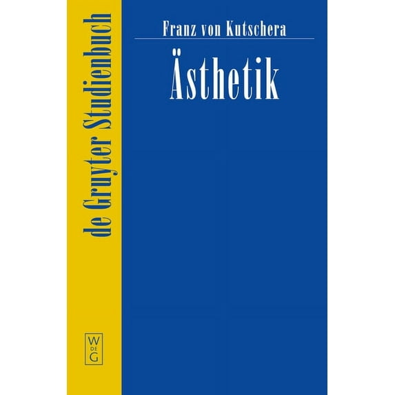 de Gruyter Studienbuch Ãsthetik, (Paperback)