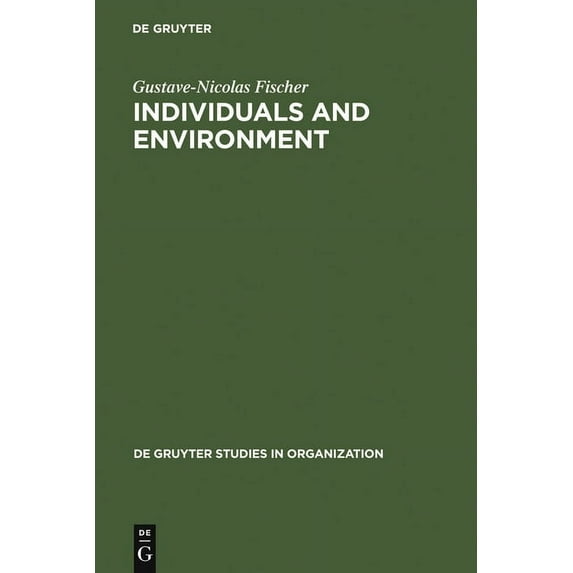 de Gruyter Studies in Organization Individuals and Environment, Book 78, (Hardcover)