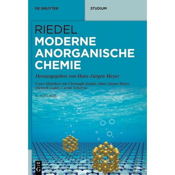 de Gruyter Studium Riedel Moderne Anorganische Chemie, (Hardcover)