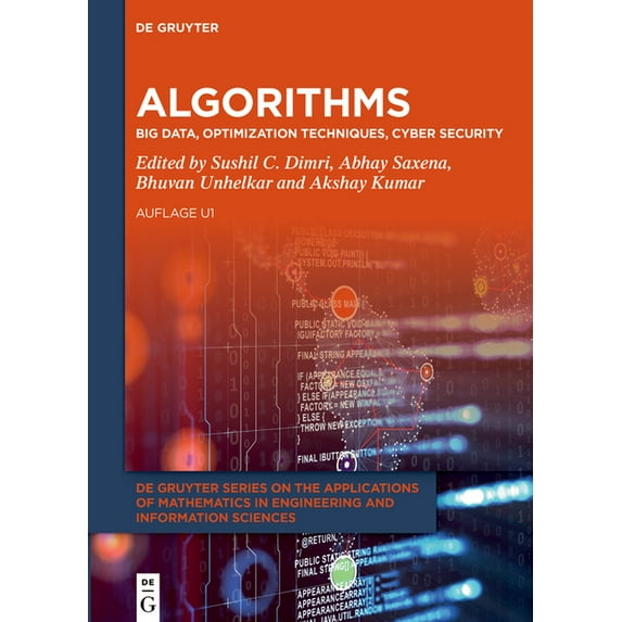 de Gruyter the Applications of Mathemati Algorithms: Big Data, Optimization Techniques, Cyber Security, Book 17, (Hardcover)