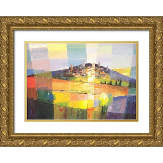 de Haan, Rob 14x11 Gold Ornate Wood Framed with Double Matting Museum Art Print Titled - Gentilimiliano