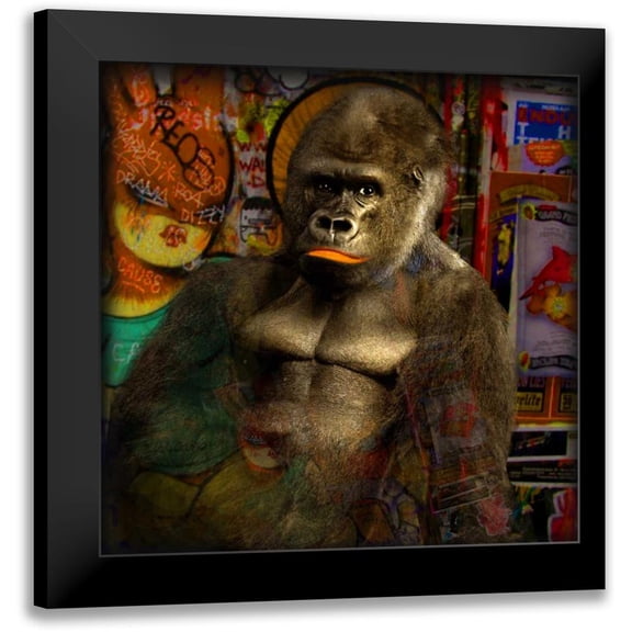 de Haas, Mascha 12x12 Black Modern Framed Museum Art Print Titled - Mister Big