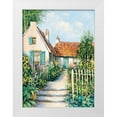 thumbnail image 1 of de Jong, Johan 11x14 White Modern Wood Framed Museum Art Print Titled - Sunny garden, 1 of 4