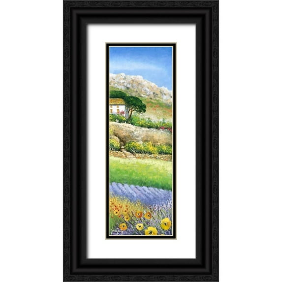de Jong, Johan 11x24 Black Ornate Wood Framed with Double Matting Museum Art Print Titled - Come to our home