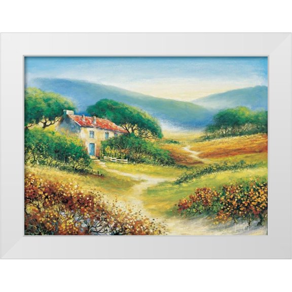de Jong, Johan 14x11 White Modern Wood Framed Museum Art Print Titled - A path of purpose