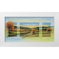thumbnail image 1 of de Jong, Johan 32x18 White Modern Wood Framed Museum Art Print Titled - Autumn triptychon, 1 of 4