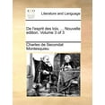 thumbnail image 1 of de L'Esprit Des Loix, ... Nouvelle Edition. Volume 3 of 3 (Paperback), 1 of 1