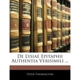 thumbnail image 1 of de Lysiae Epitaphii Authentia Verisimili ..., 1 of 1
