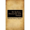 thumbnail image 1 of de Quibus: Discourses and Essays, (Paperback), 1 of 1