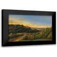 thumbnail image 1 of de St. Martin, Alexandre Pau 14x10 Black Modern Framed Museum Art Print Titled - View of Saint-Cloud, Near the Seine, 1 of 5