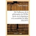 thumbnail image 1 of De l influence de la philosophie du XVIIIe si, 1 of 1