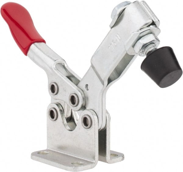 de sta co 215-u horizontal handle hold down action clamp with u-shaped bar and flanged base