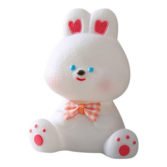 Easter Creative Personality Bunny Enamel Night Light, Children Luminous Toys, Warm Yellow Light Gives People Wireless Warmth