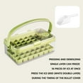 thumbnail image 1 of Ice Cube Trays 4 Pack, Ruroz Silicone with Removable Lid, Easy-Release Flexible 14-cube Trays, LFGB Certified and BPA Free, Stackable Covers for Cocktail, Freezer, 1 of 3