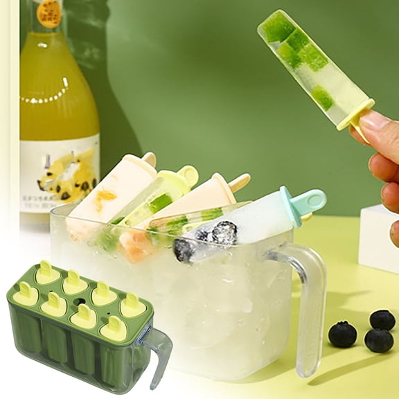 Silicone Ice Cube Tray 3Pack, Ruroz Large Ice Cube Molds for Whisky Cocktail, Big Square Ice Maker Tray with Lid for Freezer