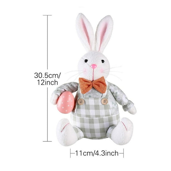 Easter Gnome Holding Radish Sitting Doll Decoration Home Party Decoration